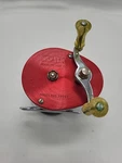 Vintage Sears Roebuck And Co Red Fishing Reel Model 535.39660. Fixed Price $16.83.