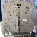 Nwt New White River Fly Shop Fishing Zip Up Vest Hobbs Creek Khaki Tan Mens 2XL. Fixed Price $26.99.