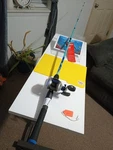 Baitcasting Fishing Rod Zebco Splash 6' Med 6-14LB And Reel Shakespeare Ezcast. Fixed Price $42.00.