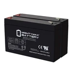 Mighty Max 6V, 9AH, Agm, F2 Terminal, Battery Replaces Power Rite PRB67 - Pack. Fixed Price $34.99.