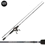 Abu Garcia Gen Ike Low Profile Lefthanded Baitcasting Combo 662M 10-30G. Fixed Price $149.07.