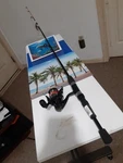 Spinning Fishing Rods Zebco Crappie 5' Ul 2-6LB And Reel ZS20. Fixed Price $38.00.