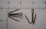 100 Mustad 1/0 Double Live Bait Hooks Hollow Point Ringed Bronzed Norway 35881. Fixed Price $13.99.