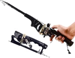 Folding Fishing Pole& Reel Combos Collapsible Telescopic Mini Carry Cast. Fixed Price $41.99.