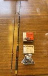 Brule Brute Executive 6'6" Fishing Rod+new Silstar CX25 Reel Combo Graphite. Fixed Price $35.00.