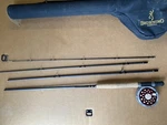 Silvertip Fly Fishing Rod 9' 5WT 4-PIECE W/ Bronson Royalist Reel. Fixed Price $125.00.