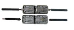 Pair (2) Hilts Weedless Arky Flippin Jig Molds 1/4 And 3/8 Oz Usa Bass. Fixed Price $49.99.