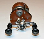 Vintage Pflueger Supreme 610B Free Spool Level Wind Reel Brown. Fixed Price $59.99.