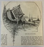 1886 Magazine Engraving Seine Reel, South River Maryland. Fixed Price $8.06.