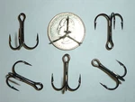 (100) Vmc Regular-shank 1X Treble Hooks (size 4) Black (9650BN) Bulk. Fixed Price $36.00.