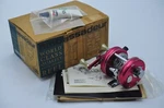 Abu Garcia Ambassadeur 1500C Nostargia Red Sweden Baitcasting Reel Vg+ W/box. Fixed Price $599.99.