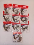 Fish Hooks (10) Eagle Claw 186A-1 Bronze Baitholder For Chunk Size. Fixed Price $30.00.