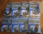 Gamakatsu 208417 Size 7/0 Octopus Circle Fishing Hooks Qty 6 X 9 Packs. Fixed Price $40.00.