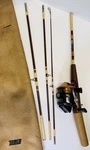 Zebco 600 Centennial Fishing Reel Rod And Carrying Case Vintage Copper. Fixed Price $62.00.
