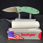 2008 Kershaw Usa Ken Onion 1620GRNDAM Green Damascus Scallion W/box (1 Of 100). Fixed Price $189.95.