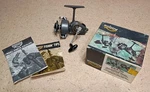 Vintage Roddy 824-RL Ultralight Spinning Reel W/ Manual Bail, Box And Paperwork. Fixed Price $25.00.