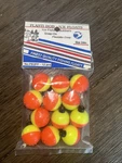 12 Usa. Plastilite Bobbers Small 3/4 Round Plastic Floats.nos Ice Fishing. Fixed Price $12.99.