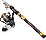 Eoyimeg Telescopic Fishing Rod And Reel Combo 2.4M/7.87FT. Fixed Price $44.83.