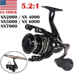 12BB Metal Spinning Fishing Reel 5.2:1 Freshwater Saltwater Left Right Hand. Fixed Price $17.94.