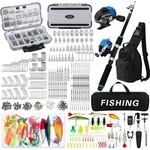 484 Pcs Fishing Tools Kit Accessories Include Rod And Reel C.... Fixed Price $113.64.