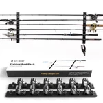 Fishing Pole Holder Wall/ceiling Mount Rack, Up To 6 Rods. Fixed Price $15.24.