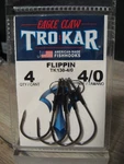 Eagle Claw Trokar Flippin Fish Hooks Size TK130-4/0 Black. Fixed Price $11.87.