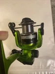 Lunkerhunt Spinning Reel, Lime Green, 5.2:1 Ratio Freshwater Fishing - New. Fixed Price $27.50.