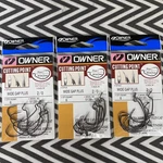 (3 Packs) Owner 5139-121 Wide Gap Plus Bass Hook With Cutting Point Size 2/0. Fixed Price $19.99.
