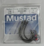 Mustad 39944BN-7/0 Black Nickel Classic Circle Hook Ringed Eye 5CT. Fixed Price $6.81.