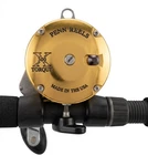 Penn International Trq 300 Torque Rod & Reel Combo 30-50 Lb Gold. Fixed Price $250.00.