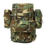 Molle Military Rucksack Woodland Camo Full Kit W/ Frame Belt Pack Pouches. Fixed Price $249.99.