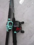 Zebco 404 Spincast Reel & Rambler Fishing Rods Combos (2-PACK),GREEN/RED Unused. Fixed Price $125.00.