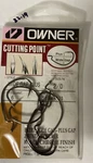 Owner Cutting Point Wide Gap Plus Hooks 6 Ct Size 2/0 Bend Shoulder. Fixed Price $9.90.