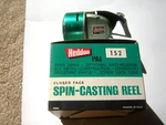 Vintage Heddon Model 152 Spincast Reel With Box. Fixed Price $63.00.