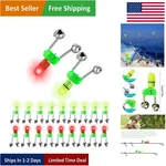 Led Bite Alarm Fishing Lights 20 High-quality Night Indicators Red & Green. Fixed Price $22.99.