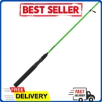 Hotcast Fiberglass Spinning Fishing Rod 4-FT 6-IN 2-PCS Medium-light Power Green. Fixed Price $13.52.
