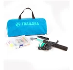 Trailora Fishing Rod Reel Combo Kit Telescopic Tackle Case Travel 5'6 Medium. Fixed Price $54.99.