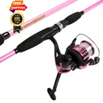 Fishing Rod And Reel Combo Strike Series Medium Action 78-INCH 78", Pink. Fixed Price $54.98.