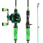 One Bass Fishing Rod Reel Combo Baitcasting Superpolymer Handle-. Fixed Price $100.74.