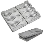 Bank Sinker Lead With 2.1LB Sheet, Fishing Weight Molds 3 Mold.... Fixed Price $77.45.