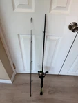 Shakespeare Ugly Stik GX2 Med Spinning Rod USYSC56M + Matching Reel Combo. Fixed Price $49.99.