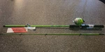 Zebco Splash Spincast Rod & Combo/ 6'2" Pole Size 30 Reel/ New/ Green. Fixed Price $26.50.