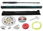 Tenkara Fly Rod - Flat Tops 9' Travel W/ Starter Kit Japanese Carbon Fiber. Fixed Price $99.99.