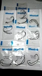 Mustad,lot Of 10 2PKS, "mega-bite" #37177BLN Hooks, Ttl 20 New. Fixed Price $12.00.