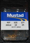 25 Pack Mustad 3551GL-018 Size Gold Small Treble Hooks Powerbait Trout. Fixed Price $14.49.