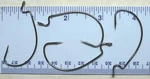 Matzuo 110010 Black Ewg Worm Fishing Hooks Size 4/0 -1000. Fixed Price $89.99.