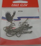 Eagle Claw 72A #8 10CT Extra Long Bronze Hooks. Fixed Price $6.30.