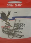 Eagle Claw 214AH-8 #8 10CT Bronze Wire Aberdeen Hooks. Fixed Price $5.21.