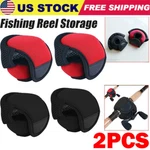 2PC Fishing Reel Bag Protective Cover Baitcasting Trolling Pouch Protectors Hot. Fixed Price $11.85.