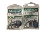 2 Pkgs Of 7 Mustad Demon Circle Fishing 14 Hooks 39950 Bln 4/0 3X Strong. Fixed Price $16.99.